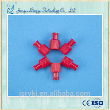 CE and ISO approved medical disposable Red Combi stopper